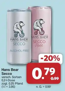 Famila Nord West Hans Bear Secco Angebot