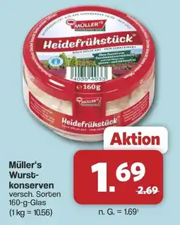 Famila Nord West Müller's Wurstkonserven Angebot