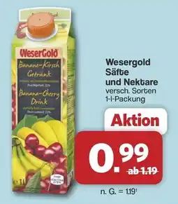 Famila Nord West Wesergold Säfte und Nektare Angebot