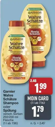 Famila Nord West Garnier Wahre Schätze Shampoo oder Spülung Angebot