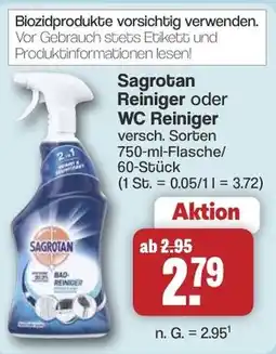 Famila Nord West Sagrotan Reiniger oder WC Reiniger Angebot