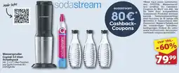 Famila Nord West sodastream Wassersprudler Crystal 3.0 titan Vorteilspack Angebot