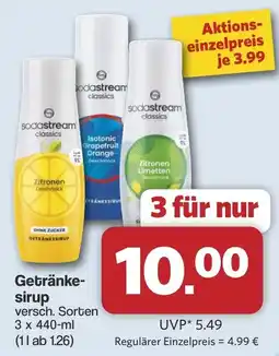 Famila Nord West sodastream Getränkesirup Angebot