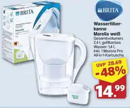 Famila Nord West BRITA Wasserfilterkanne Marella weiß Angebot