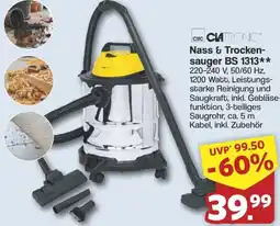 Famila Nord West CLATRONIC Nass & Trockensauger BS 1313 Angebot