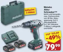 Famila Nord West Metabo Akku- Schrauber Angebot