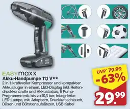 Famila Nord West EASYmaxx Akku-Handpumpe 11,1 V Angebot