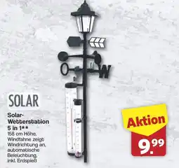 Famila Nord West SOLAR Solar- Wetterstation 5 in 1 Angebot