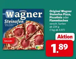 Famila Nord West Original Wagner Steinofen Pizza, Piccolinis oder Flammkuchen Angebot