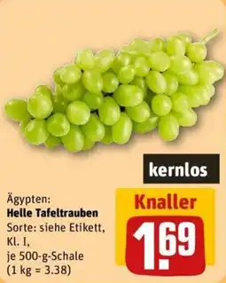 REWE Helle Tafeltrauben Angebot