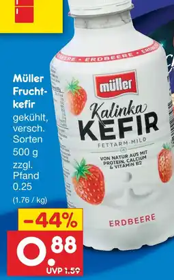 Netto Marken-Discount Müller fruchtkefir erdbeere Angebot