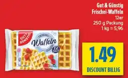 diska Gut & Günstig Frischei-Waffeln Angebot