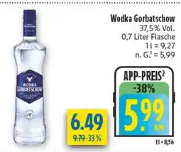 diska Wodka Gorbatschow Angebot
