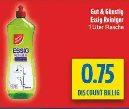 diska Gut & Günstig Essig Reiniger Angebot