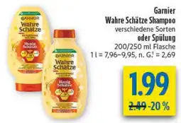 diska Garnier Wahre Schätze Shampoooder Spülung Angebot
