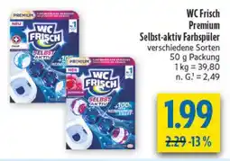 diska WC Frisch Premium Selbst-aktiv Farbspüler Angebot