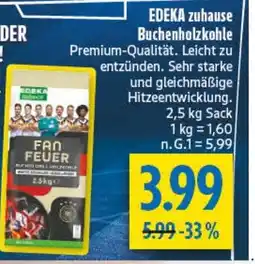 diska EDEKA zuhause Buchenholzkohle Angebot