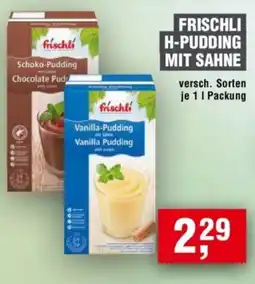 Handelshof FRISCHLI H-PUDDING MIT SAHNE Angebot