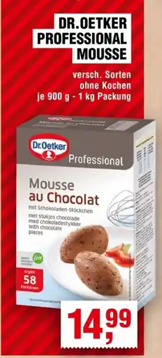 Handelshof DR. OETKER PROFESSIONAL MOUSSE Angebot