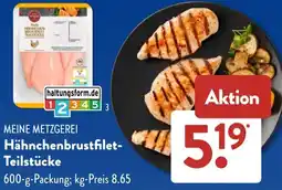Aldi Süd MEINE METZGEREI Hähnchenbrustfilet Teilstücke Angebot