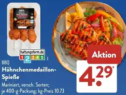 Aldi Süd BBQ Hähnchenmedaillon Spieße Angebot