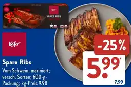 Aldi Süd Käfer Spare Ribs Angebot
