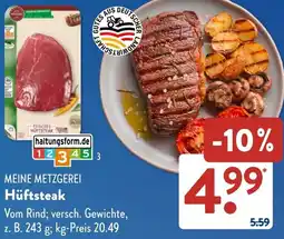 Aldi Süd MEINE METZGEREI Hüftsteak Angebot