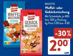 Aldi Süd BISCOTTO Waffel- oder Gebäckmischung Angebot