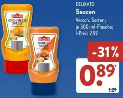 Aldi Süd DELIKATO Saucen Angebot