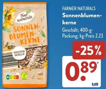 Aldi Süd FARMER NATURALS Sonnenblumenkerne Angebot