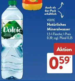 Aldi Süd VOLVIC Natürliches Mineralwasser Angebot