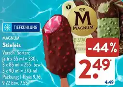Aldi Süd MAGNUM Stieleis Angebot