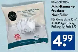 Aldi Süd HOME CREATION Mini-Raumentfeuchter Nachfüller Angebot