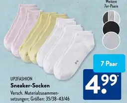 Aldi Süd UP2FASHION Sneaker-Socken Angebot