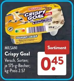 Aldi Süd MILSANI Crispy Goal Angebot