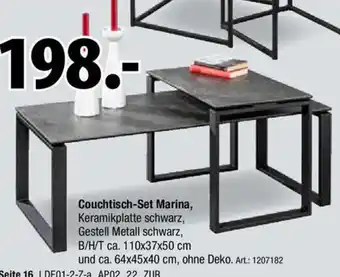 Zurbrüggen Couchtisch Set Marina Angebot