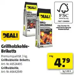 Hagebau DEAL! Grillholzkohle Briketts Angebot