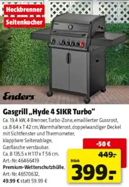 Hagebau Enders Gasgrill ,,Hyde 4 SIKR Turbo" Angebot