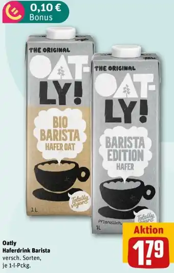 REWE Oatly Haferdrink Barista Angebot