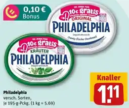 REWE Philadelphia Angebot