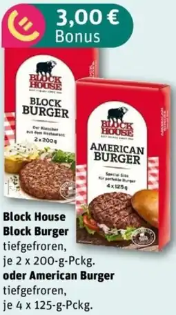 REWE Block House Block Burger oder American Burger Angebot