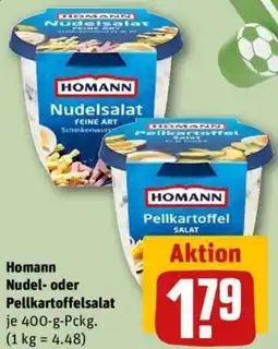REWE Homann Nudel- oder Pellkartoffelsalat Angebot