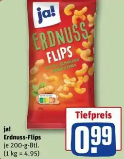 REWE ja! Erdnuss-Flips Angebot