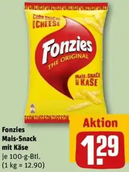 REWE Fonzies Mais-Snack mit Käse Angebot