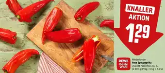 REWE Rote Spitzpaprika Angebot