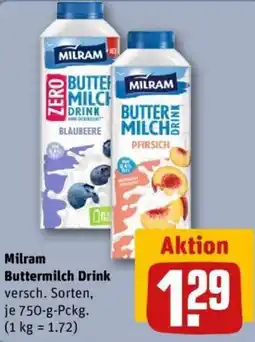 REWE Milram Buttermilch Drink Angebot