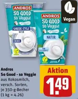 REWE Andros So Good - so Veggie Angebot