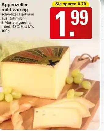 WEZ Appenzeller mild würzig 100g Angebot