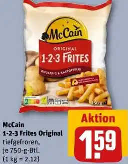 REWE McCain 1-2-3 Frites Original Angebot