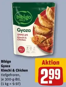 REWE Bibigo Gyoza Kimchi & Chicken Angebot